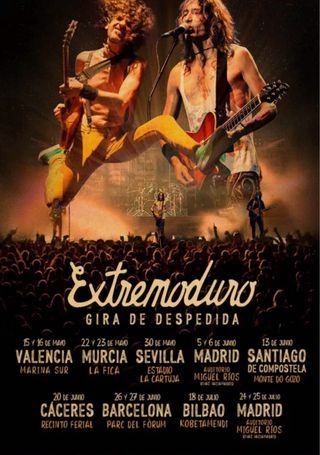 Póster Extremoduro Gira de Despedida