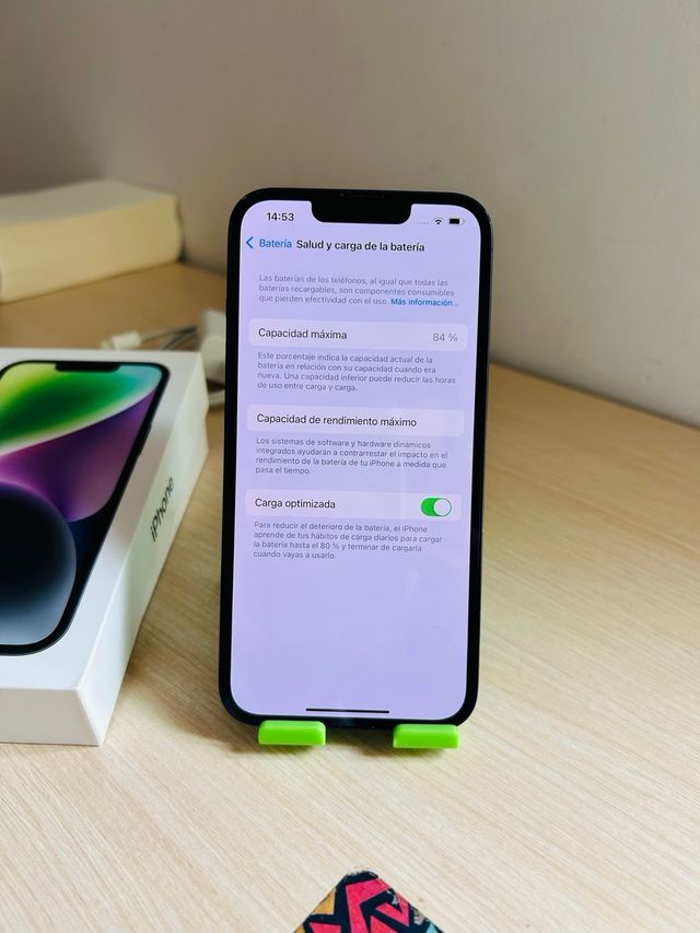 iPhone 14 128GB 84% Batería