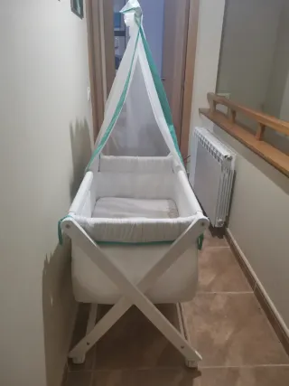 Minicuna con mosquitera