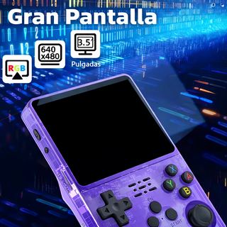 Consola Retro R36SX 64GB Lila
