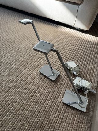 Lámpara Mini Jelvin Flos Plata Pareja