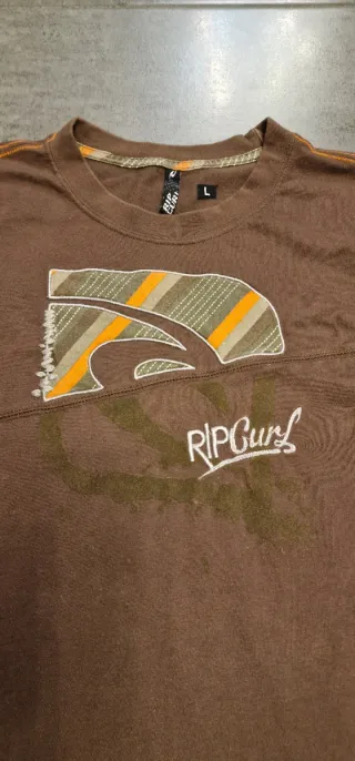 Camiseta manga larga Rip Curl marrón Talla L