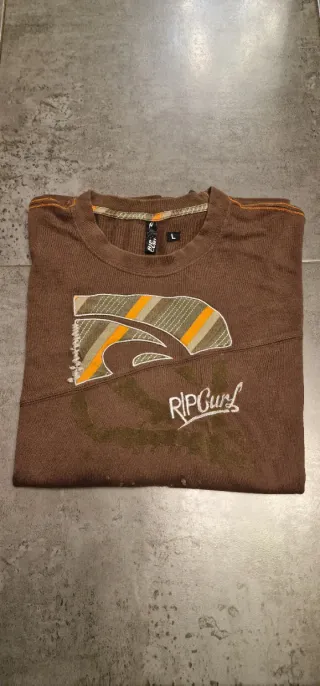 Camiseta manga larga Rip Curl marrón Talla L