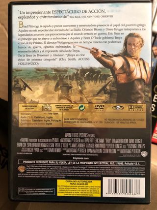 DVD de la película Troya