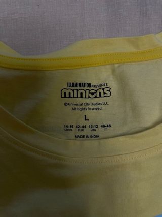 Pijama Verano Minions Amarillo