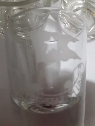 6 Vasos de chupito vidrio