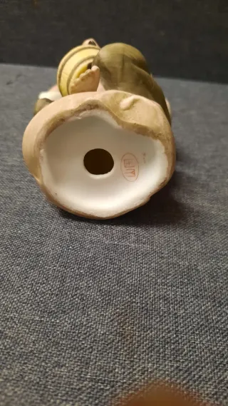 Statuetta ceramica vintage uomo