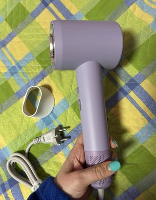 Asciugacapelli professionale nuovo viola