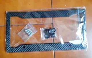✌️Marco de matrícula pequeña Fibra Carbono
