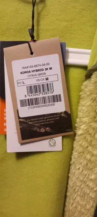 Chaqueta Ternua Kimoa Hybrid con capucha