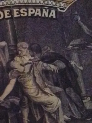 Billete 50 y 25 Pesetas El Banco de España