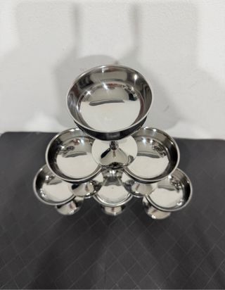 Set 6 Coppe Acciaio Inox 18/10