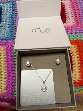 Conjunto Lotus Silver Plata 925