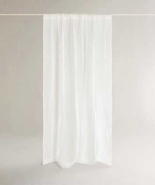 Cortina Zara Home Blanca,PAR.