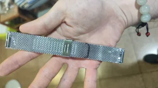 Correa Milanesa Hamilton 22mm Plata