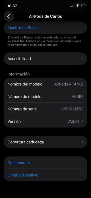 AirPods 4 (ANC) Apple Blancos