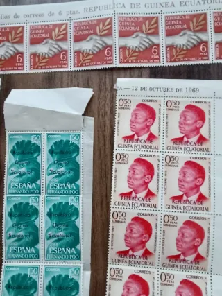 Sellos Guinea Ecuatorial España