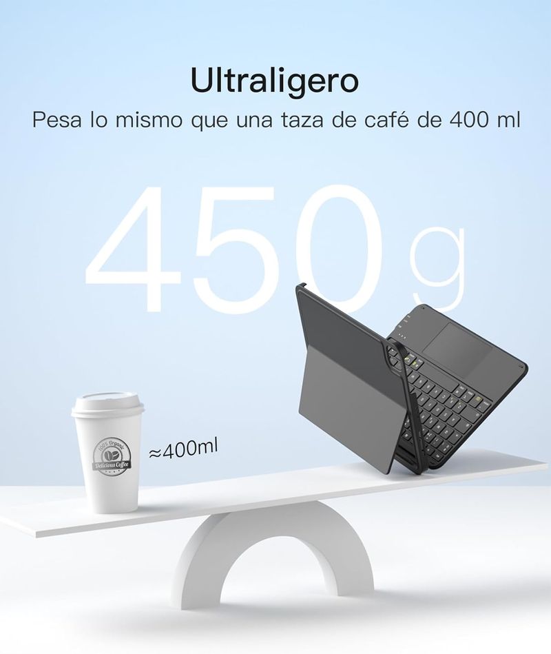 Teclado IPAD A16 / AIR / PRO / 11 / Retroiluminado afbeelding 6
