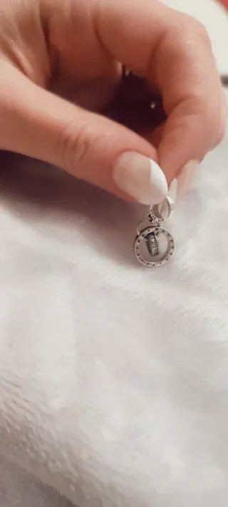 Dije Pandora ORIGINAL Aro Doble con Circonitas