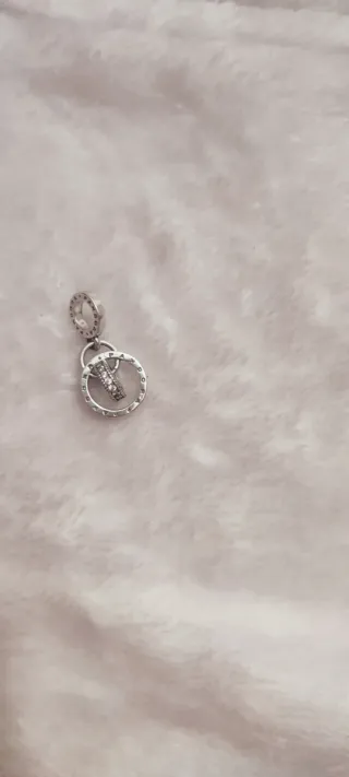 Dije Pandora ORIGINAL Aro Doble con Circonitas