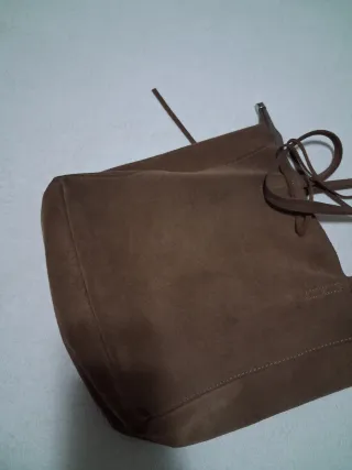 Bolso de piel Manuel Gallardo marrón