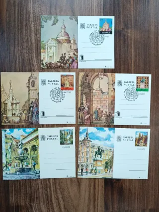 Entero postales variadas .España