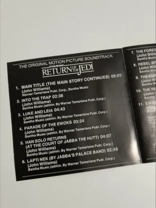 Star Wars: El Retorno del Jedi CD