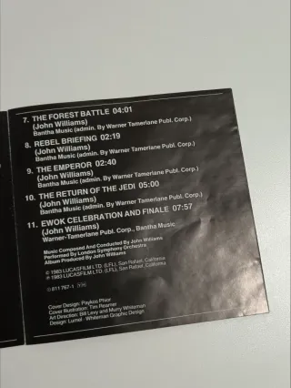 Star Wars: El Retorno del Jedi CD