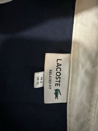 Polo Lacoste Manga Larga Talla XL
