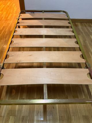 Somier de madera y metal como nuevo