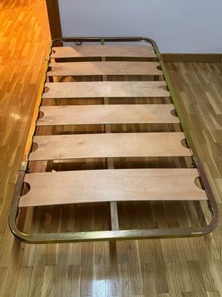 Somier de madera y metal como nuevo