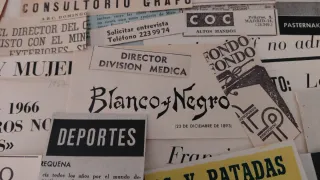 Lote 180 Recortes Tipografias Variadas antiguas