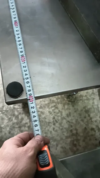 Mesa auxiliar acero inoxidable con ruedas