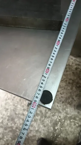 Mesa auxiliar acero inoxidable con ruedas