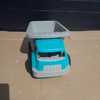 Camión de Juguete Hape Azul y Gris