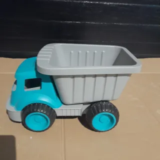 Camión de Juguete Hape Azul y Gris