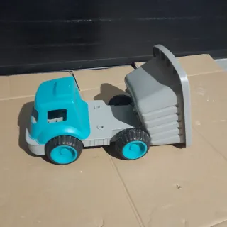 Camión de Juguete Hape Azul y Gris