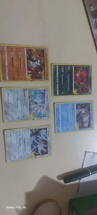 Carte Pokemon Groudon, Yveltal, Solgaleo, Dialga,