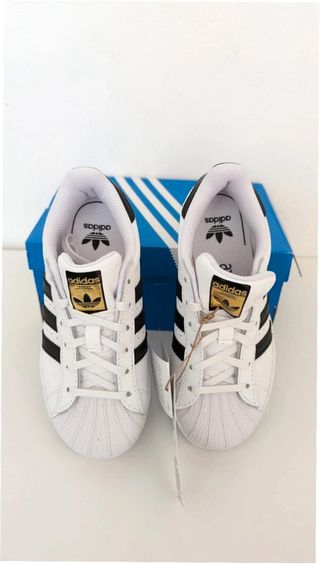 Adidas Superstar Blancas Negras Talla 44