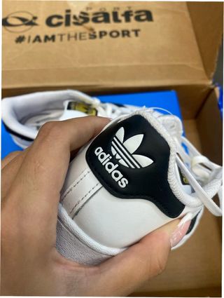 Adidas Superstar Blancas Talla 44