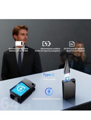 Registratore Vocale 64GB