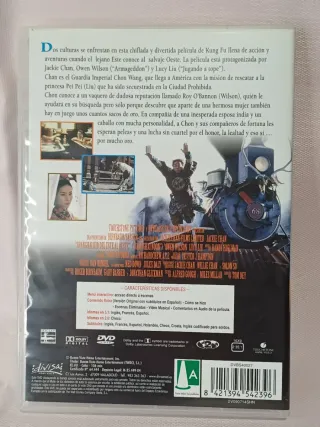 DVD Shanghai Kid Del Este al Oeste Jackie Chan