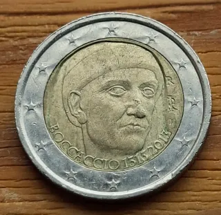 Moneda 2€ Boccaccio 1513-2013 Italia