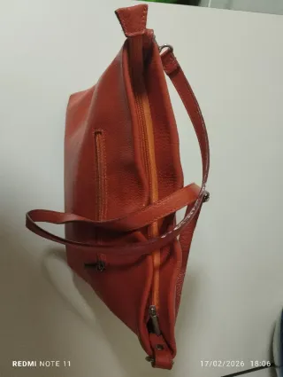 Bolso piel auténtica diseño italiano