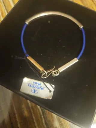 Pulsera de Plata y Cuero