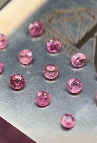 Zafiros Rosa Naturales 3mm