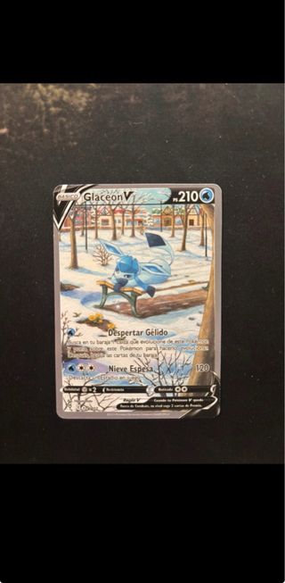 Carta Pokémon Glaceon V 175/203 Art EnvolvingSkies