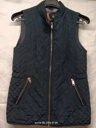 Chaleco acolchado mujer azul oscuro Talla XS