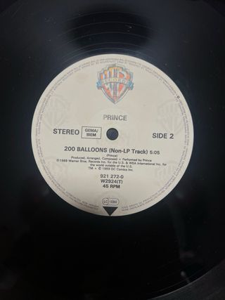 Vinilo Prince Batdance Banda Sonora