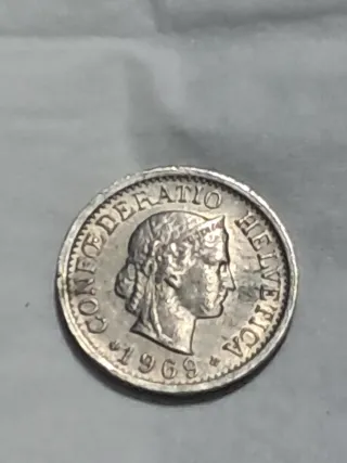 Moneda Suiza 1969